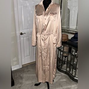 JLux Label EUC. Jlux label cream duster cardigan. No size tag, tag was cut off.